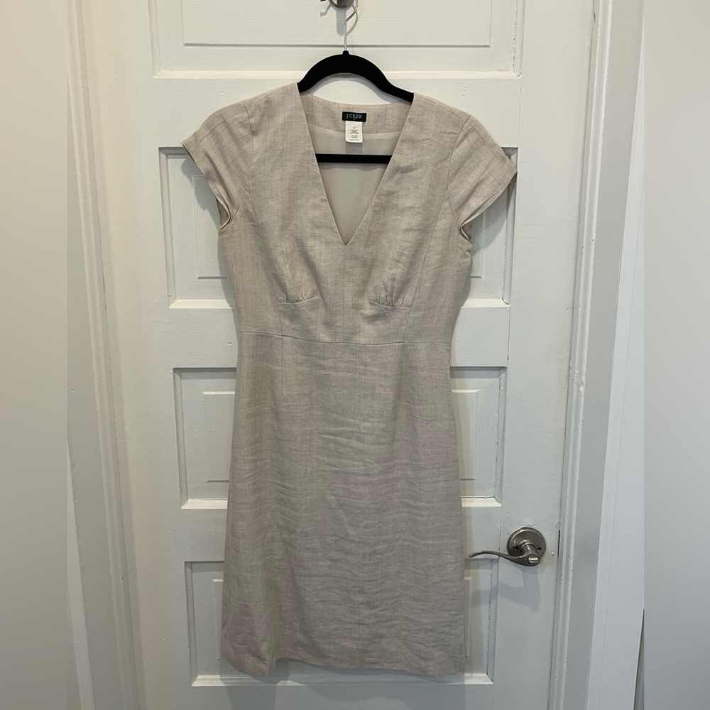 JCrew linen dress